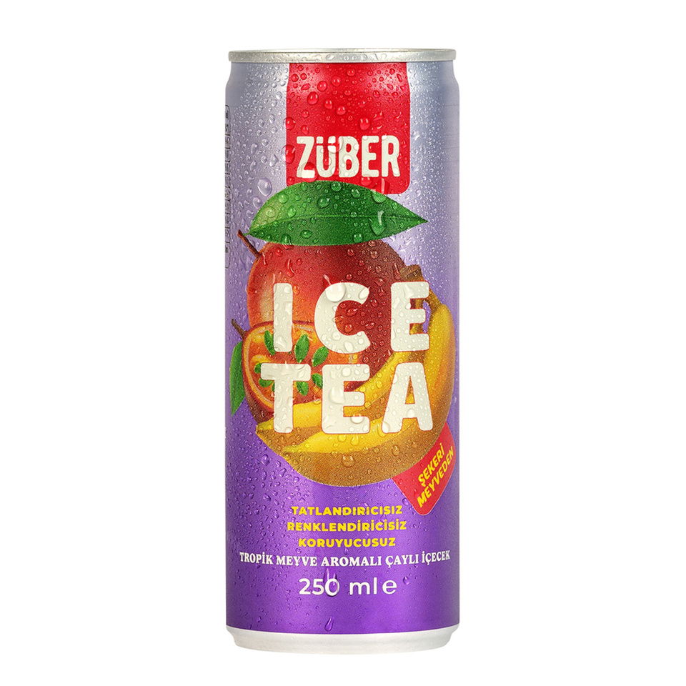 ZÜBER İCE TEA  250 ML- TROPİK MEYVE AROMALI